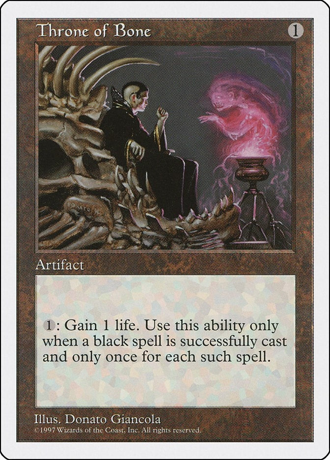 Image for Throne of Bone [Fifth Edition] - Magic: The Gathering