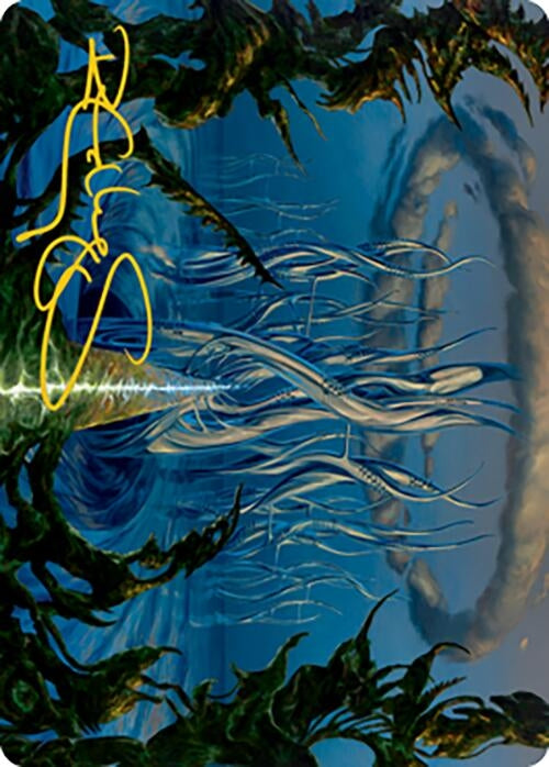 Image for Tanglepool Bridge Art Card (Gold-Stamped Signature) (80) [Modern Horizons 2] - Magic: The Gathering