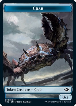 Crab Token (2) [Modern Horizons 2 Tokens]