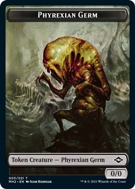 Phyrexian Germ Token (3) [Modern Horizons 2 Tokens]