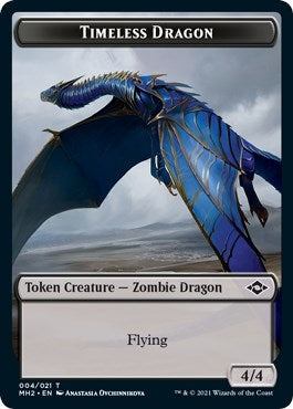 Image for Timeless Dragon Token (4) [Modern Horizons 2] - Magic: The Gathering