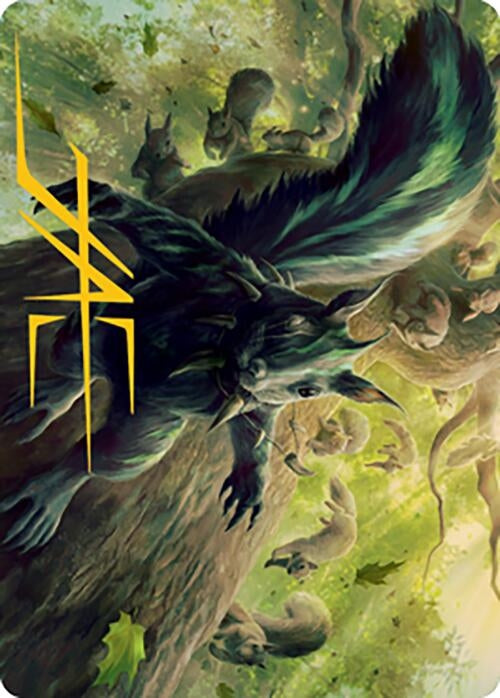 Image for Chatterfang, Squirrel General Art Card (68/81) (Gold-Stamped Signature) (68) [Modern Horizons 2] - Magic: The Gathering
