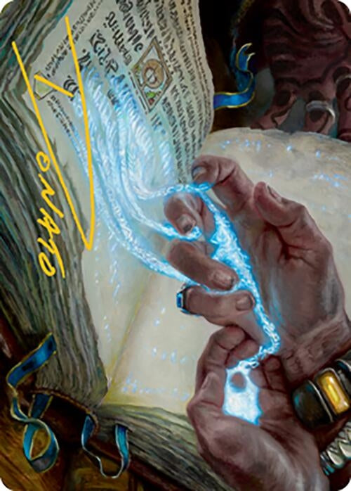 Image for Mystic Redaction Art Card (Gold-Stamped Signature) (16) [Modern Horizons 2] - Magic: The Gathering