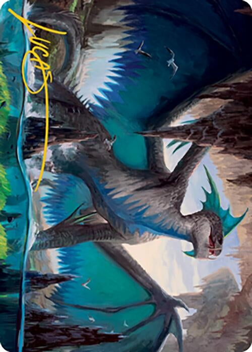 Image for Murktide Regent Art Card (Gold-Stamped Signature) (20) [Modern Horizons 2] - Magic: The Gathering