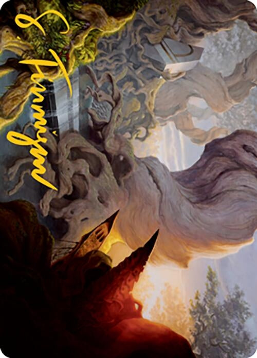 Image for Yavimaya, Cradle of Growth Art Card (Gold-Stamped Signature) (66) [Modern Horizons 2] - Magic: The Gathering