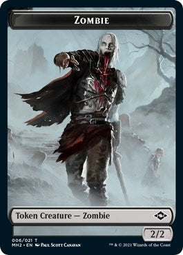 Zombie Token (6) [Modern Horizons 2 Tokens]