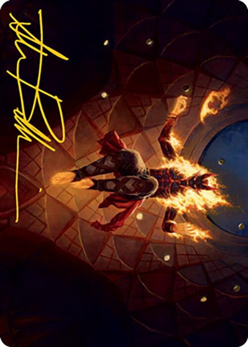 Image for Yusri, Fortune's Flame Art Card (Gold-Stamped Signature) (60) [Modern Horizons 2] - Magic: The Gathering