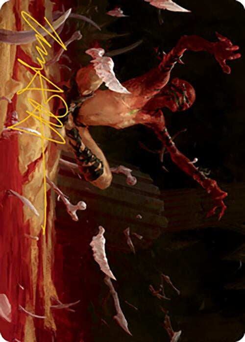 Image for Bone Shards Art Card (Gold-Stamped Signature) (27) [Modern Horizons 2] - Magic: The Gathering