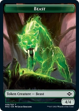 Image for Beast Token (9) [Modern Horizons 2] - Magic: The Gathering