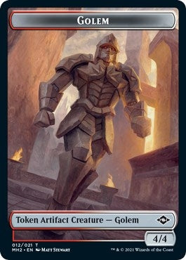 Image for Golem Token (12) [Modern Horizons 2] - Magic: The Gathering