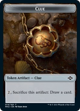Image for Clue (014) Token (14) [Modern Horizons 2] - Magic: The Gathering