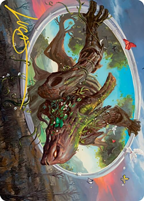 Image for Gaea's Will Art Card (Gold-Stamped Signature) (38) [Modern Horizons 2] - Magic: The Gathering