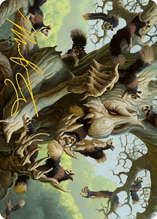 Image for Scurry Oak Art Card (Gold-Stamped Signature) (40) [Modern Horizons 2] - Magic: The Gathering