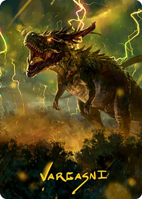 Image for Thrasta, Tempest's Roar Art Card (42/81) (Gold-Stamped Signature) (42) [Modern Horizons 2] - Magic: The Gathering