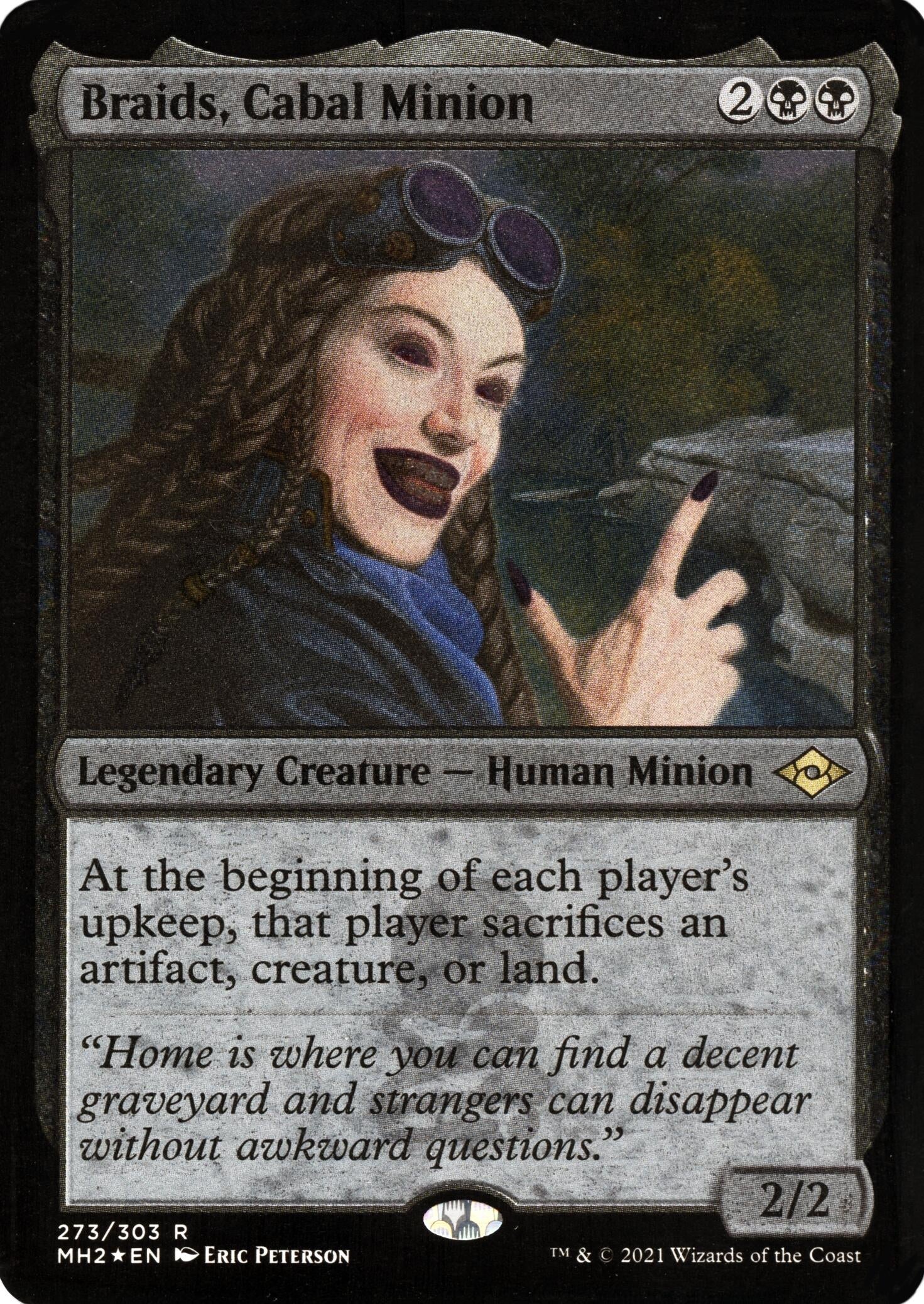 Image for Braids, Cabal Minion (Foil Etched) (273) [Modern Horizons 2] - Magic: The Gathering