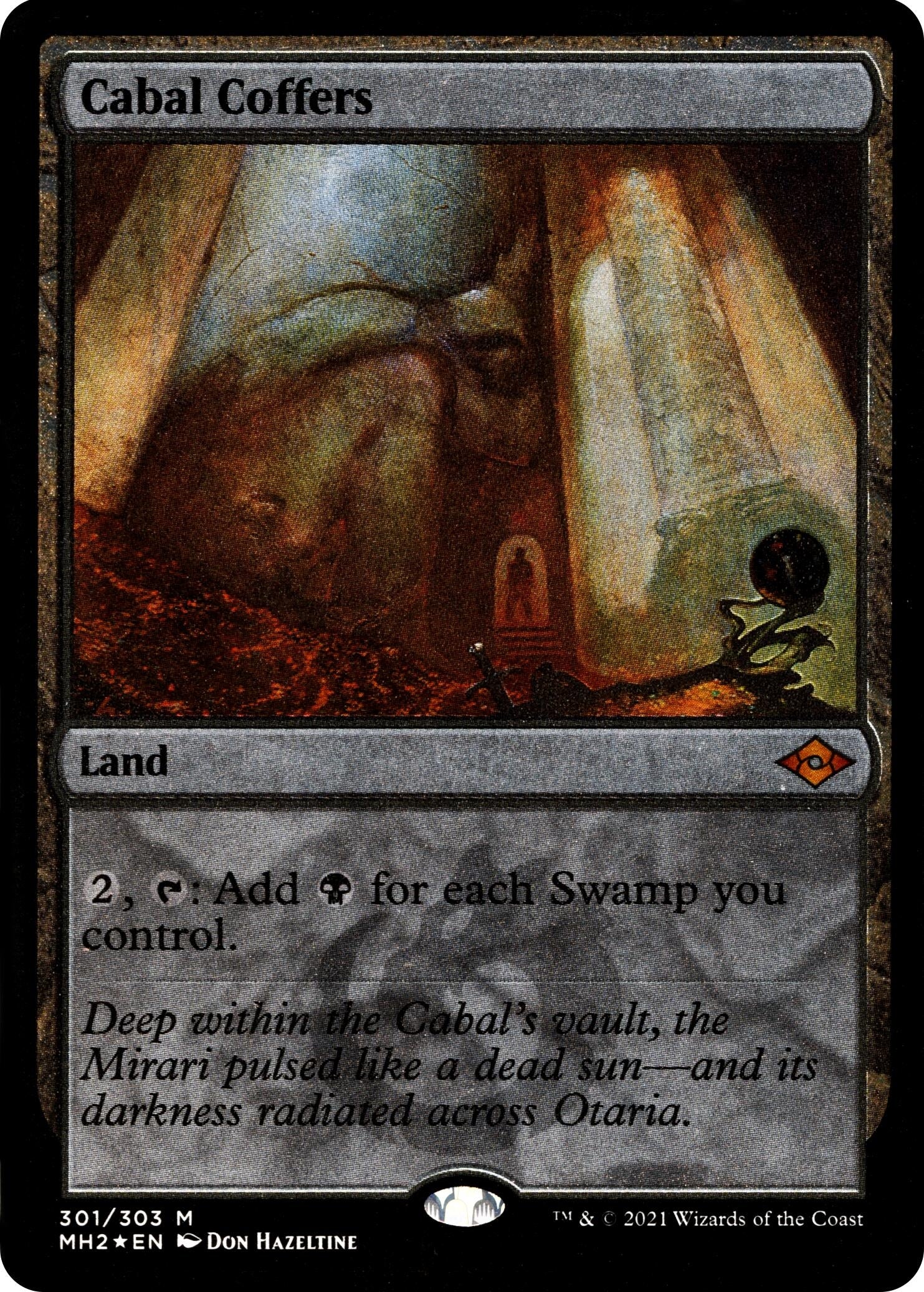 Image for Cabal Coffers (Foil Etched) (301) [Modern Horizons 2] - Magic: The Gathering