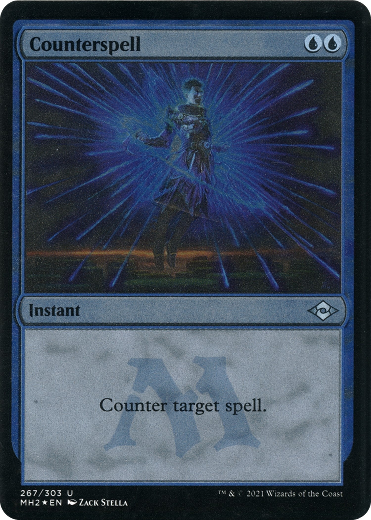 Image for Counterspell (Foil Etched) (267) [Modern Horizons 2] - Magic: The Gathering