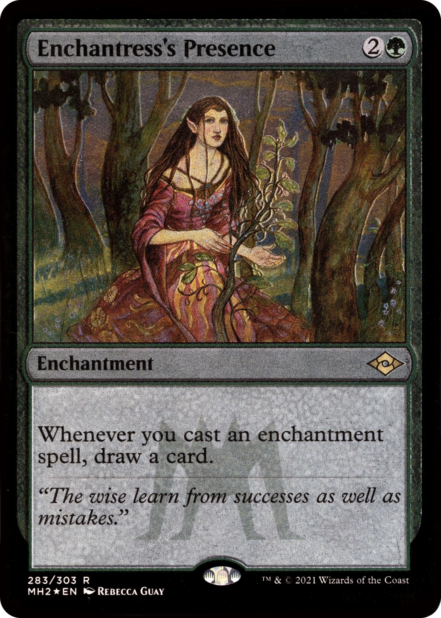 Image for Enchantress's Presence (Foil Etched) (283) [Modern Horizons 2] - Magic: The Gathering