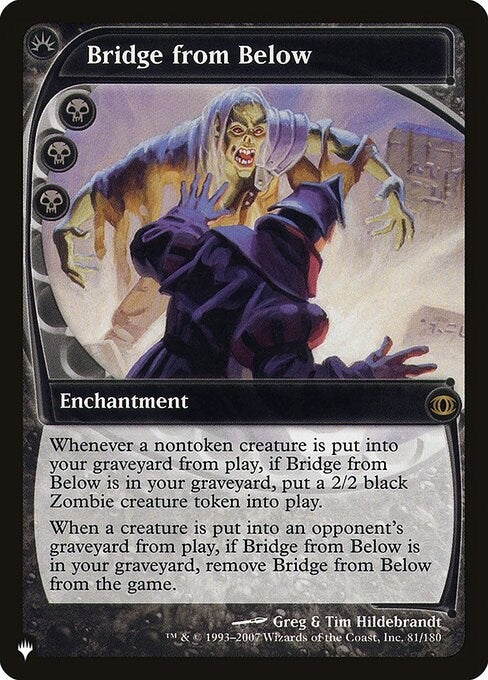 Image for Bridge from Below (81/180) [The List Reprints] - Magic: The Gathering