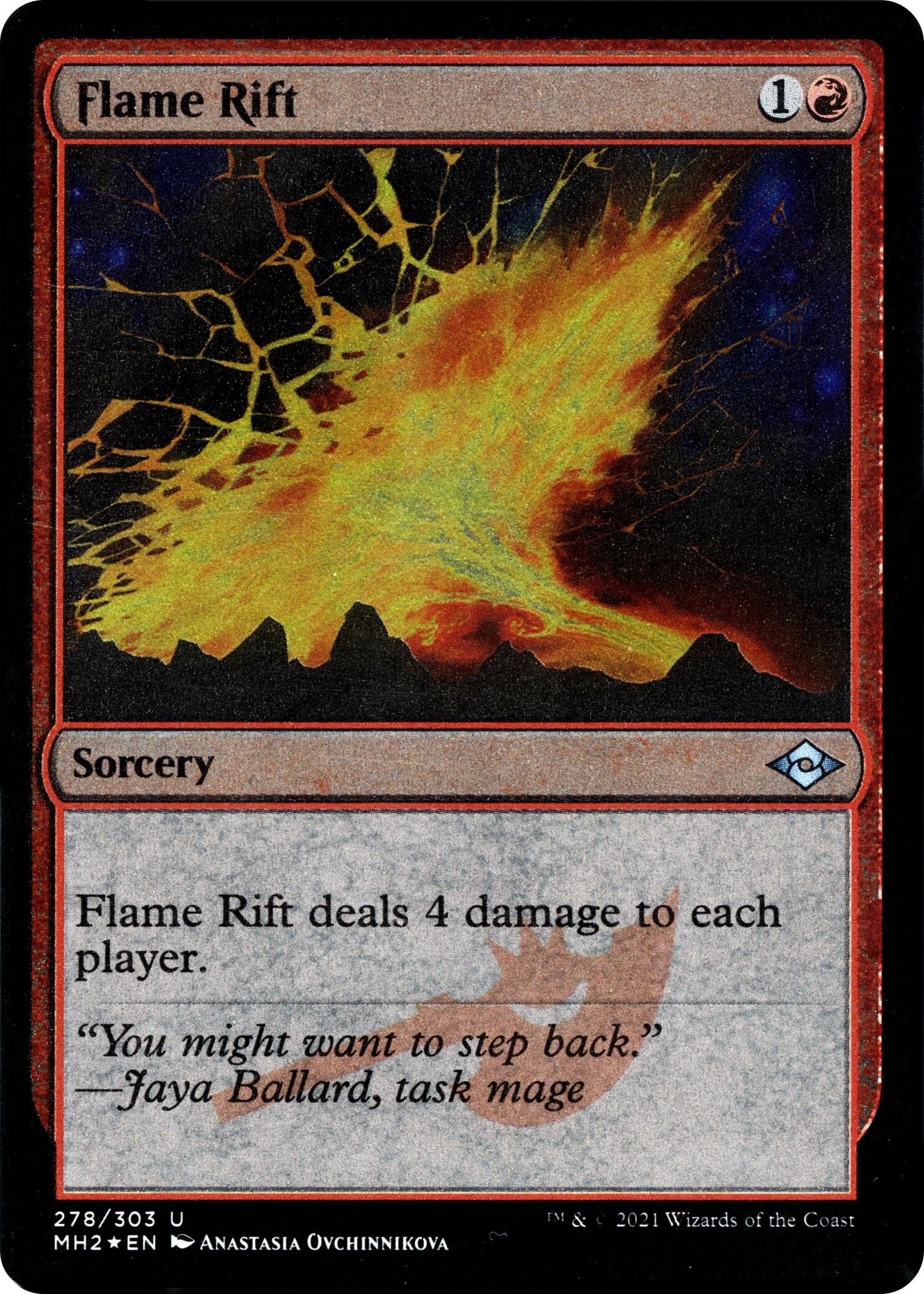 Image for Flame Rift (Foil Etched) (278) [Modern Horizons 2] - Magic: The Gathering
