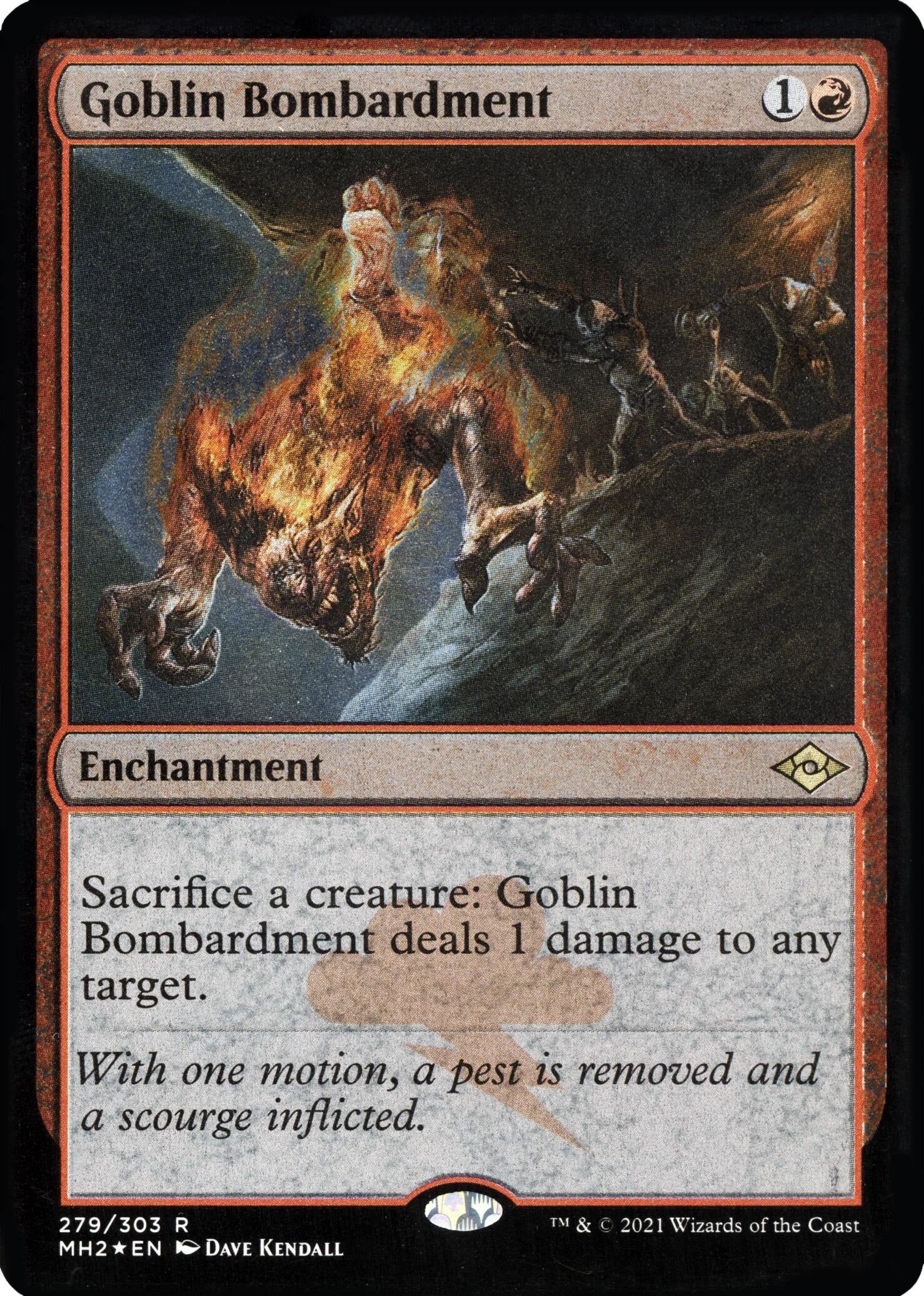 Image for Goblin Bombardment (Foil Etched) (279) [Modern Horizons 2] - Magic: The Gathering