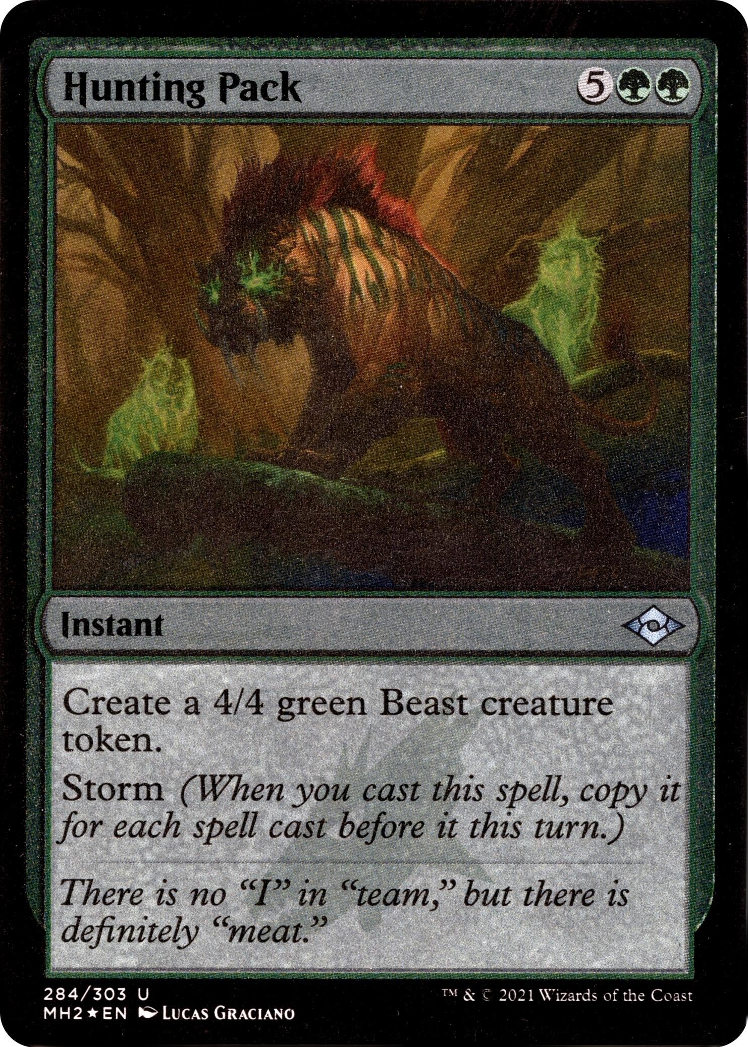 Hunting Pack (Foil Etched) (284) [Modern Horizons 2]