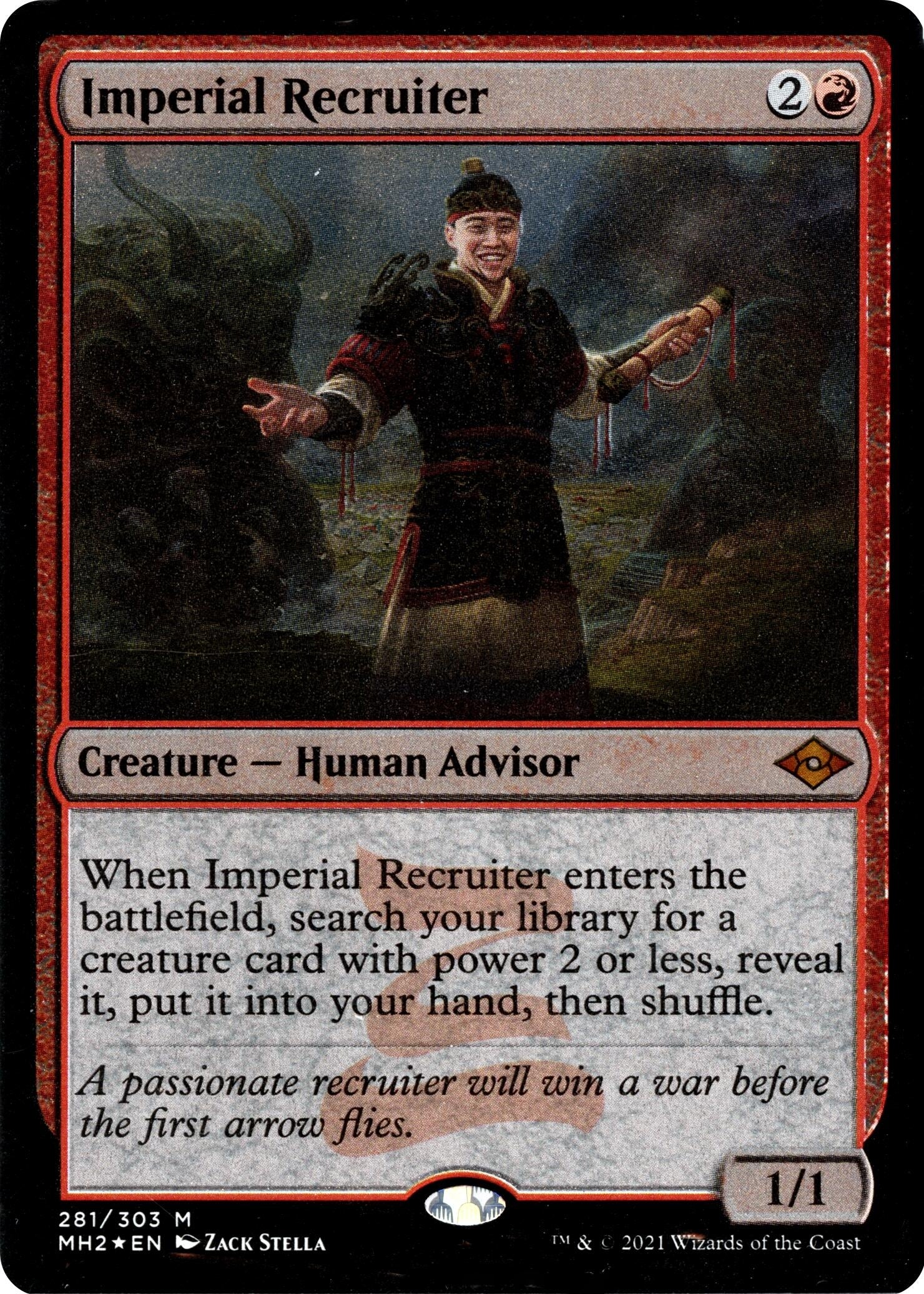 Image for Imperial Recruiter (Foil Etched) (281) [Modern Horizons 2] - Magic: The Gathering