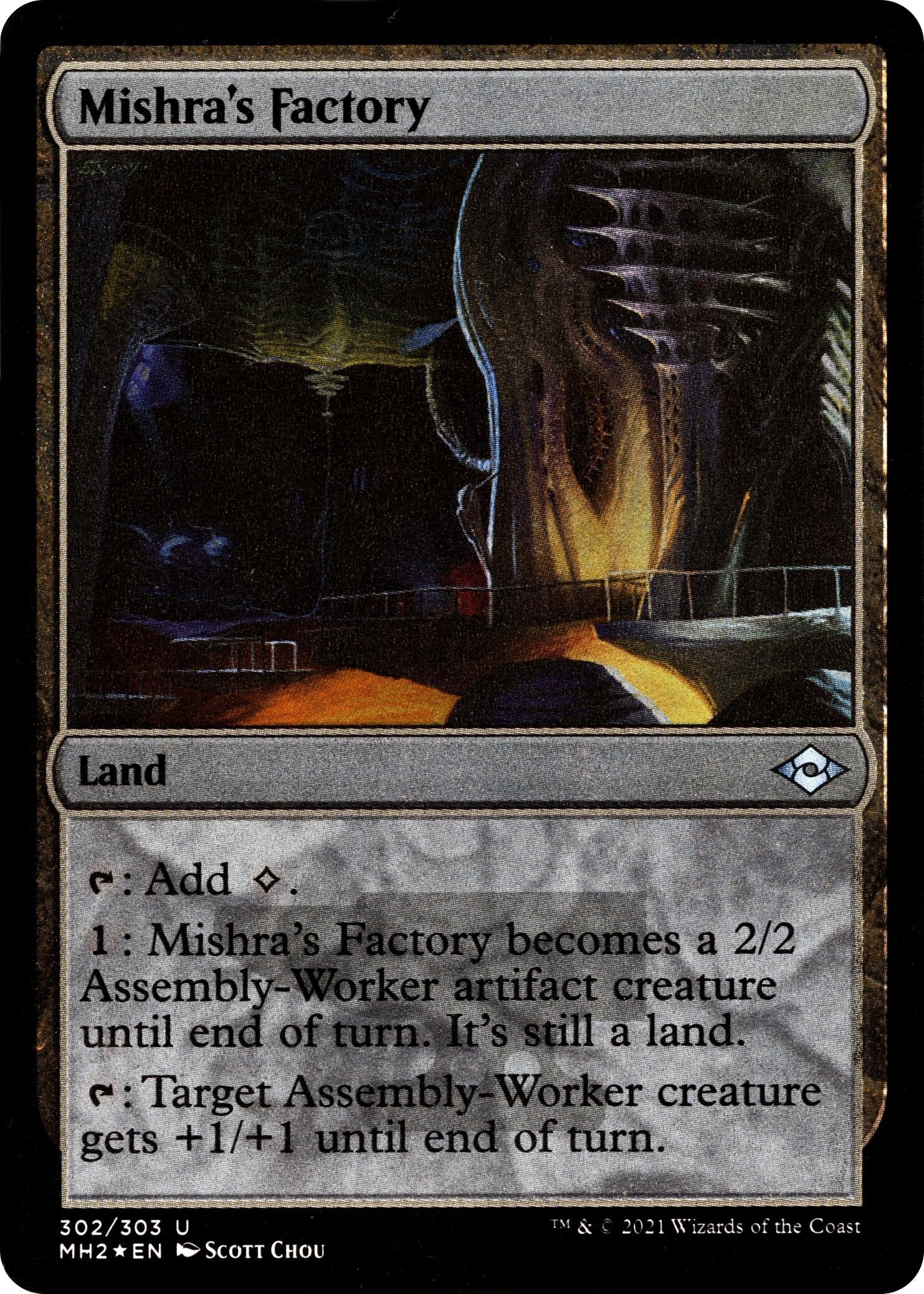 Image for Mishra's Factory (Foil Etched) (302) [Modern Horizons 2] - Magic: The Gathering