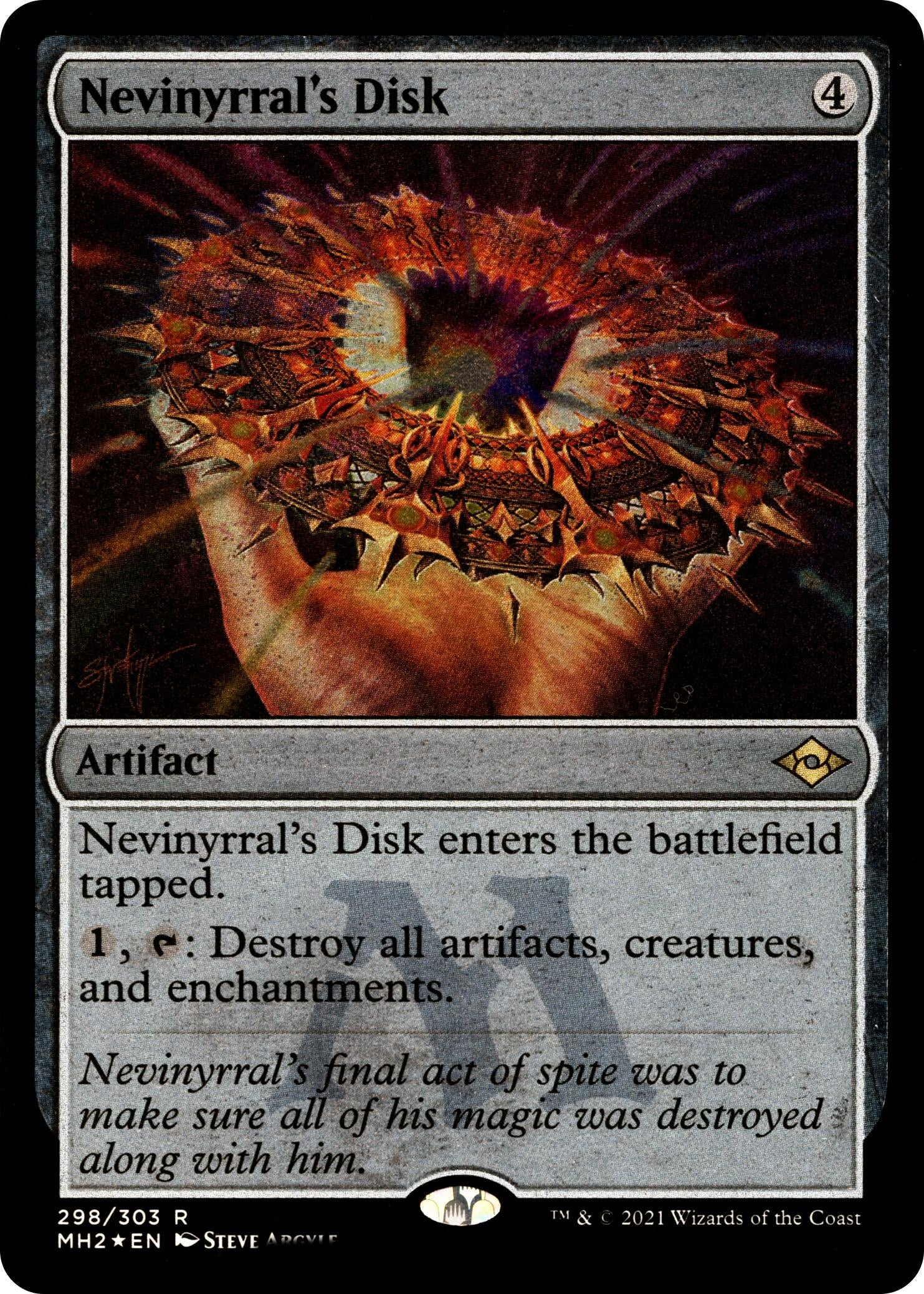 Image for Nevinyrral's Disk (Foil Etched) (298) [Modern Horizons 2] - Magic: The Gathering