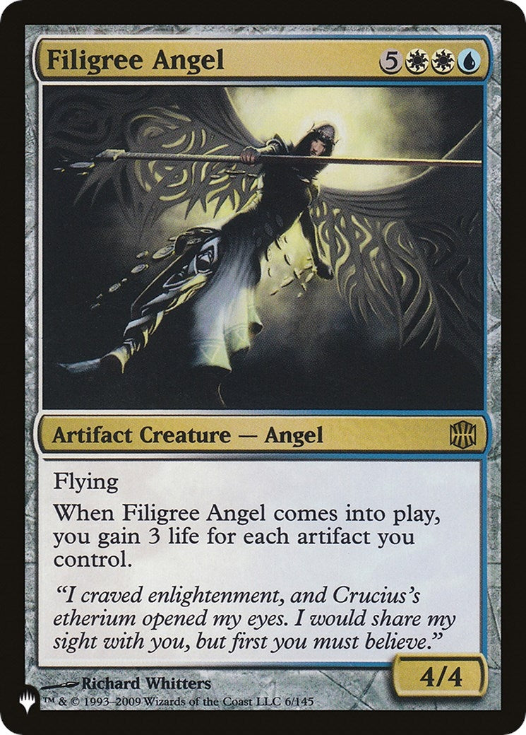 Image for Filigree Angel (6/145) [The List Reprints] - Magic: The Gathering