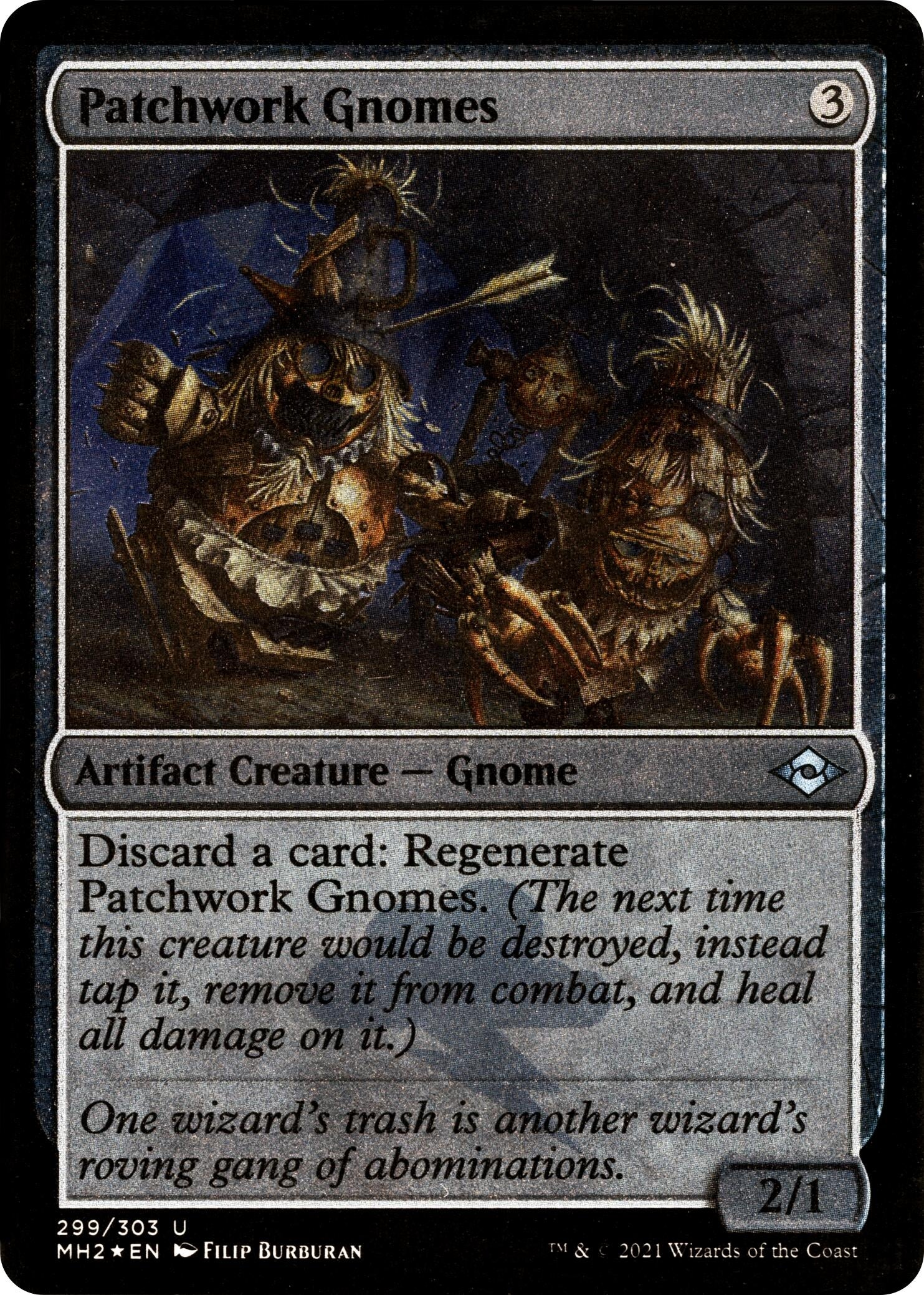Image for Patchwork Gnomes (Foil Etched) (299) [Modern Horizons 2] - Magic: The Gathering