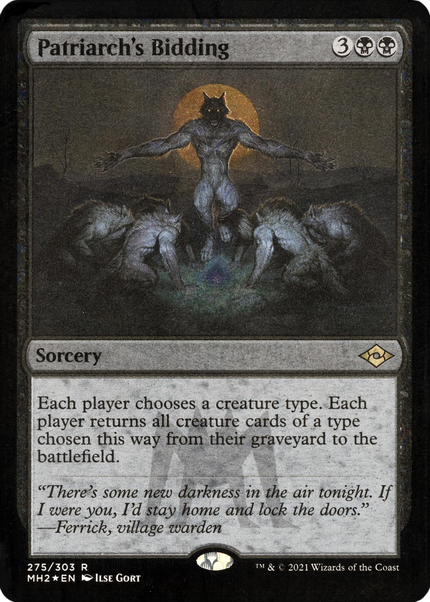 Image for Patriarch's Bidding (Foil Etched) (275) [Modern Horizons 2] - Magic: The Gathering