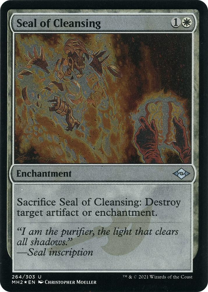 Image for Seal of Cleansing (Foil Etched) (264) [Modern Horizons 2] - Magic: The Gathering