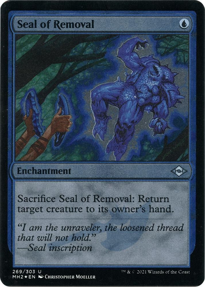 Image for Seal of Removal (Foil Etched) (269) [Modern Horizons 2] - Magic: The Gathering