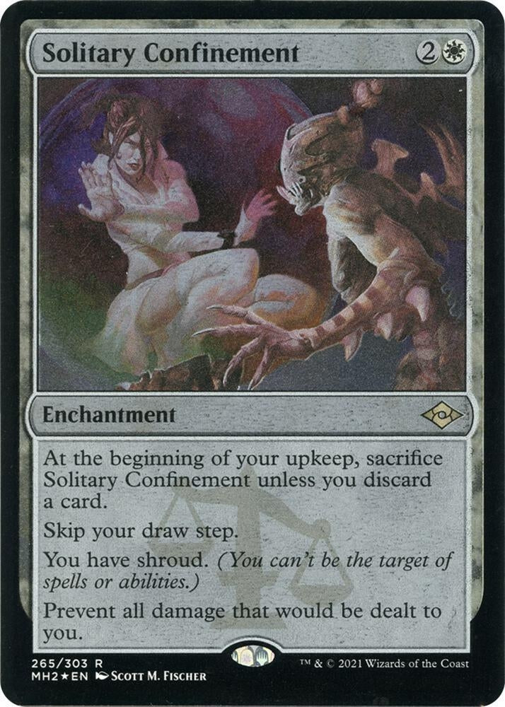 Image for Solitary Confinement (Foil Etched) (265) [Modern Horizons 2] - Magic: The Gathering