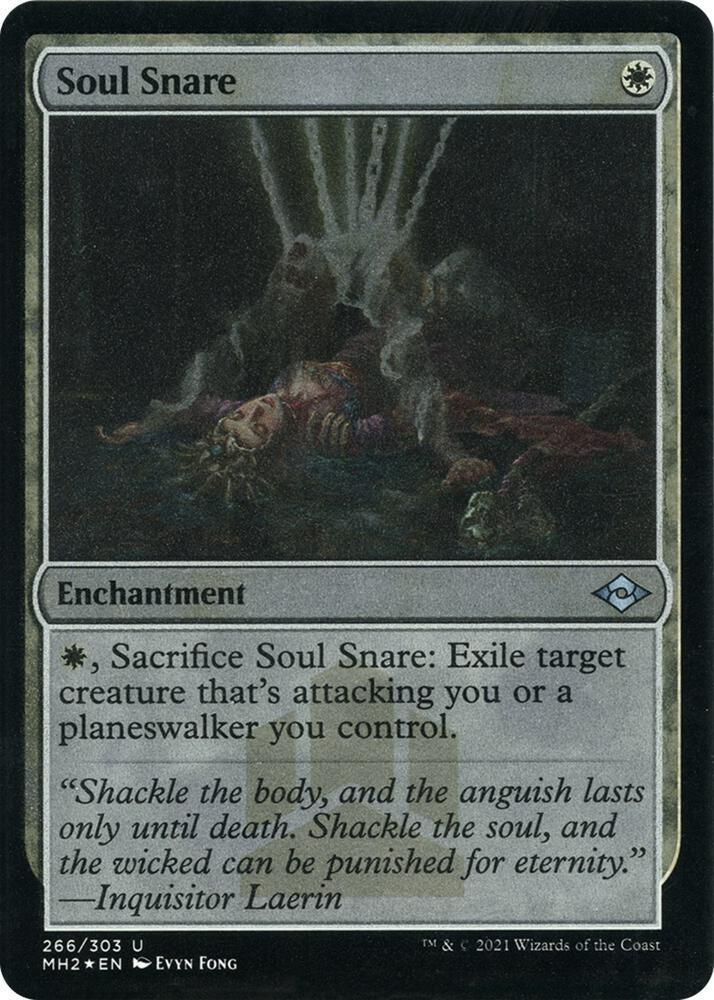 Image for Soul Snare (Foil Etched) (266) [Modern Horizons 2] - Magic: The Gathering