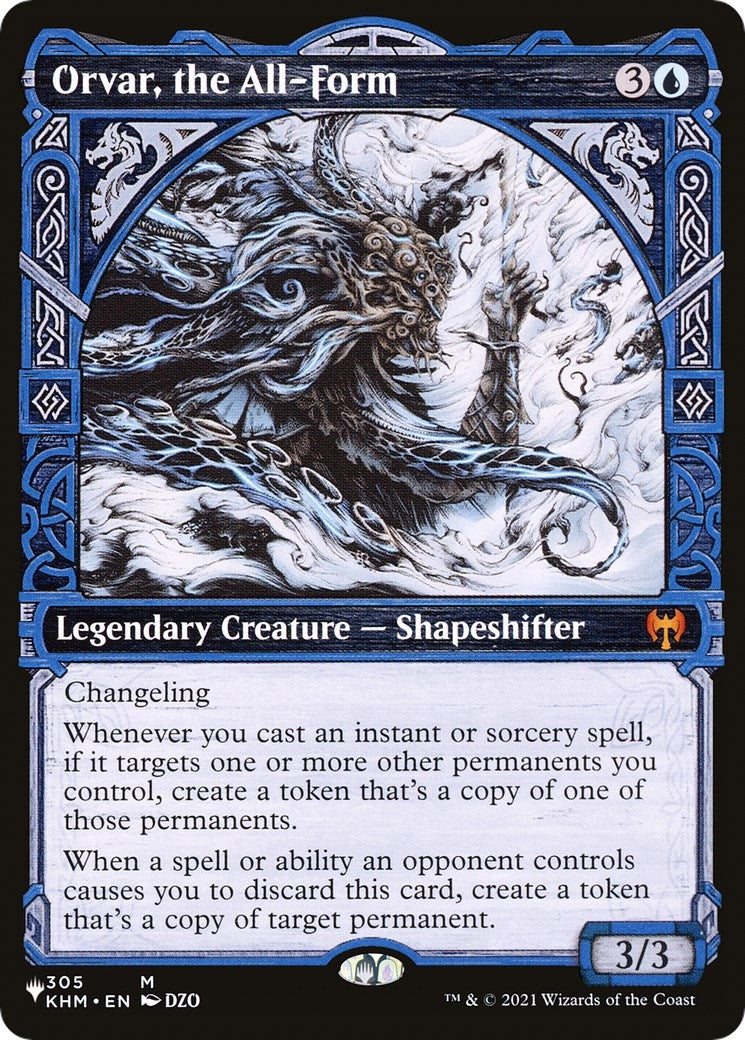 Image for Orvar, the All-Form (Showcase) (305/285) [The List Reprints] - Magic: The Gathering