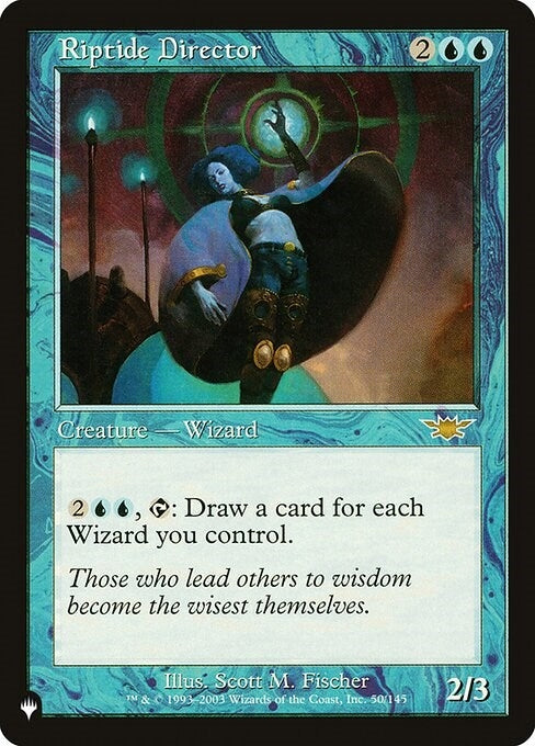 Image for Riptide Director (50/145) [The List Reprints] - Magic: The Gathering