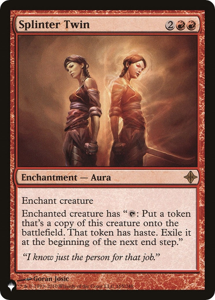 Image for Splinter Twin (165/248) [The List Reprints] - Magic: The Gathering