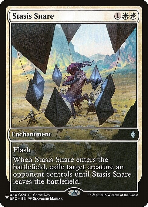 Image for Stasis Snare (Full Art) (050/274) [The List Reprints] - Magic: The Gathering