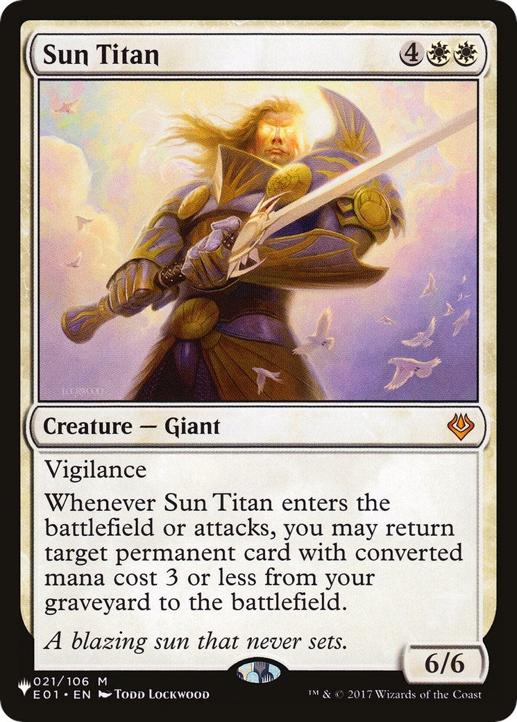 Image for Sun Titan (E01) (021/106) [The List Reprints] - Magic: The Gathering