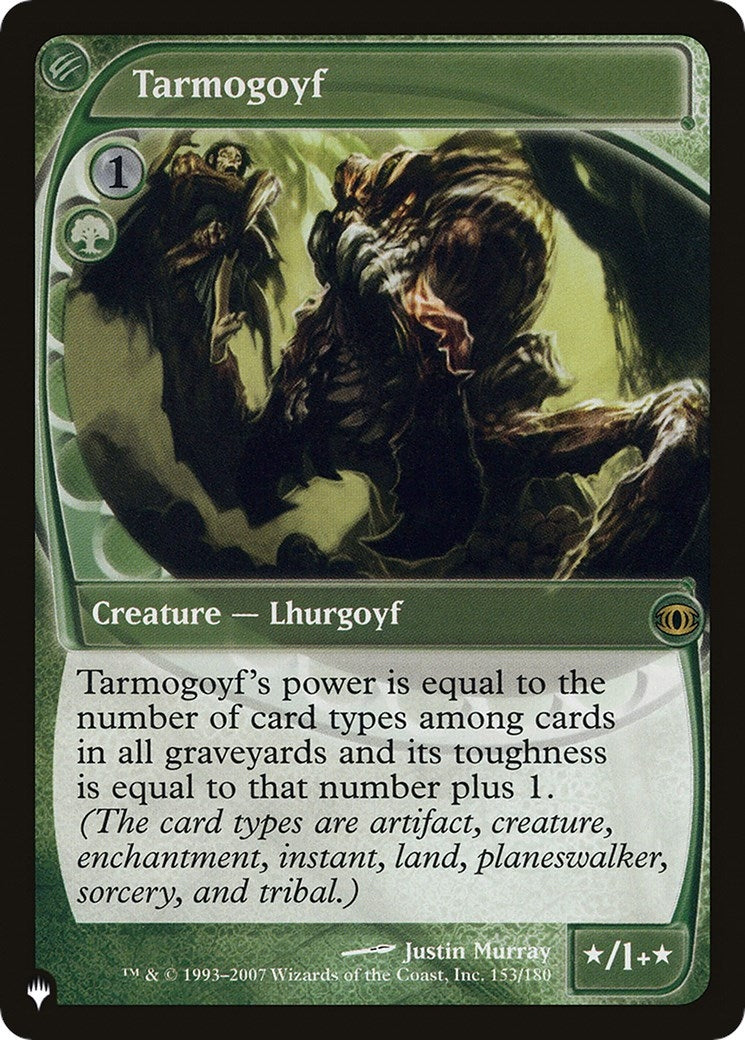Image for Tarmogoyf (153/180) [The List Reprints] - Magic: The Gathering