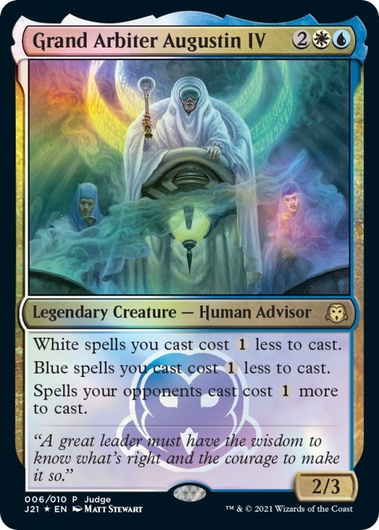 Image for Grand Arbiter Augustin IV (6) [Judge Promos] - Magic: The Gathering