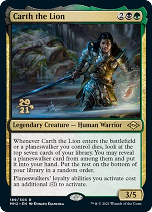 Image for Carth the Lion (189) [Prerelease Cards] - Magic: The Gathering