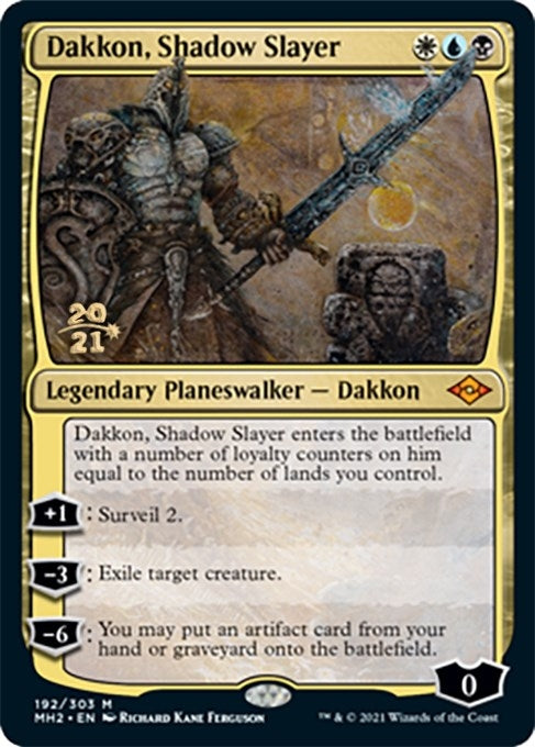 Image for Dakkon, Shadow Slayer (192) [Prerelease Cards] - Magic: The Gathering