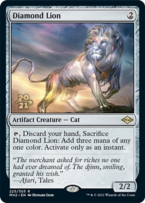 Image for Diamond Lion (225) [Prerelease Cards] - Magic: The Gathering