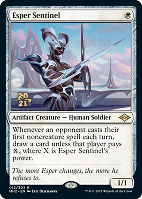 Image for Esper Sentinel (12) [Prerelease Cards] - Magic: The Gathering