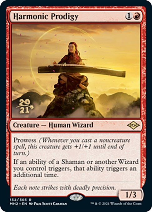 Image for Harmonic Prodigy (132) [Prerelease Cards] - Magic: The Gathering