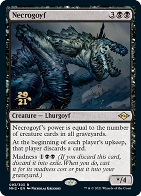 Image for Necrogoyf (93) [Prerelease Cards] - Magic: The Gathering