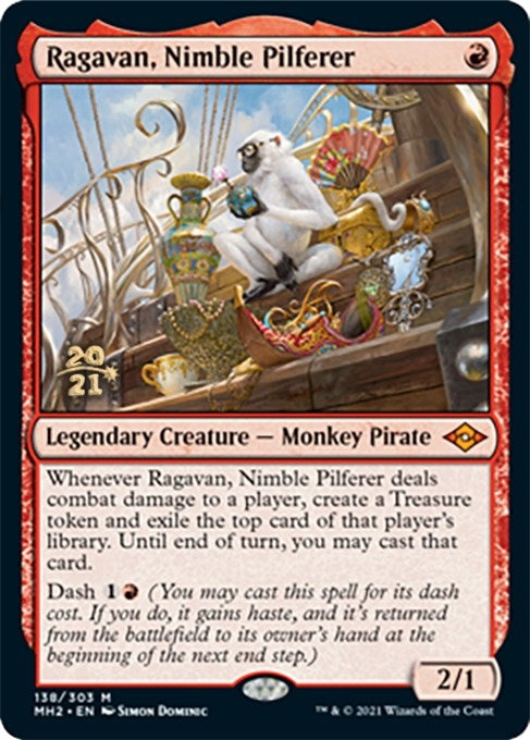 Image for Ragavan, Nimble Pilferer (138) [Prerelease Cards] - Magic: The Gathering